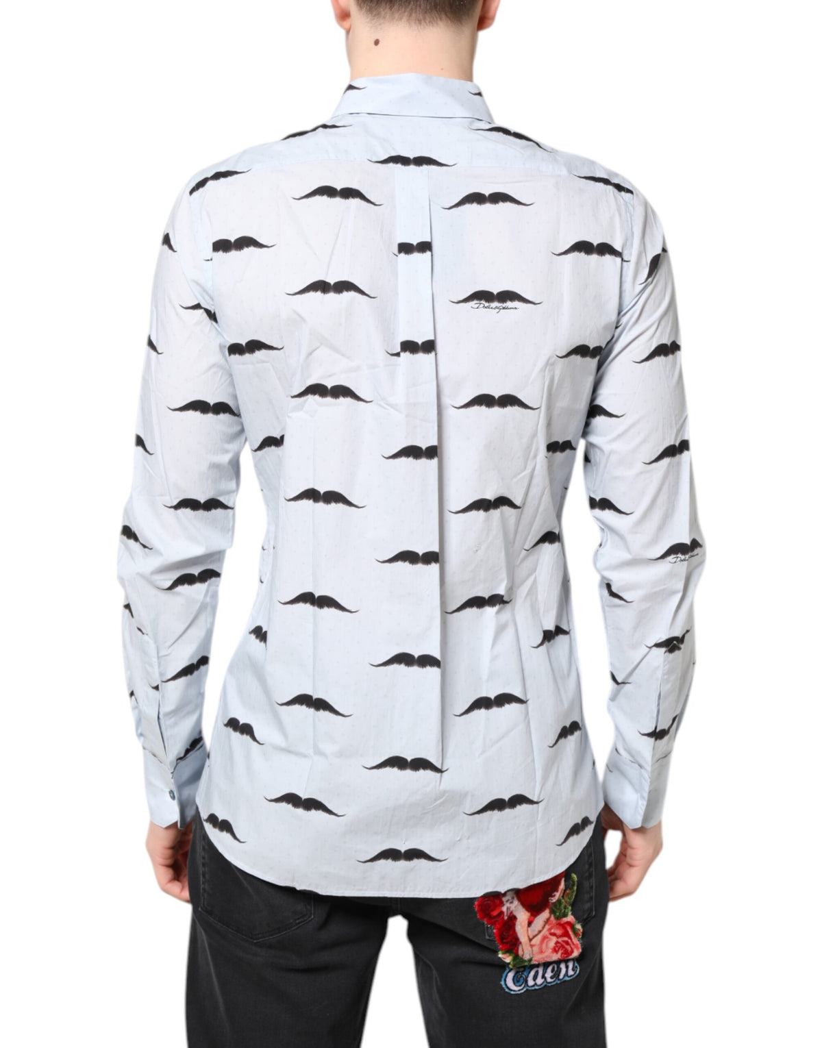 Dolce & Gabbana Light Blue Cotton MARTINI Formal Dress Shirt