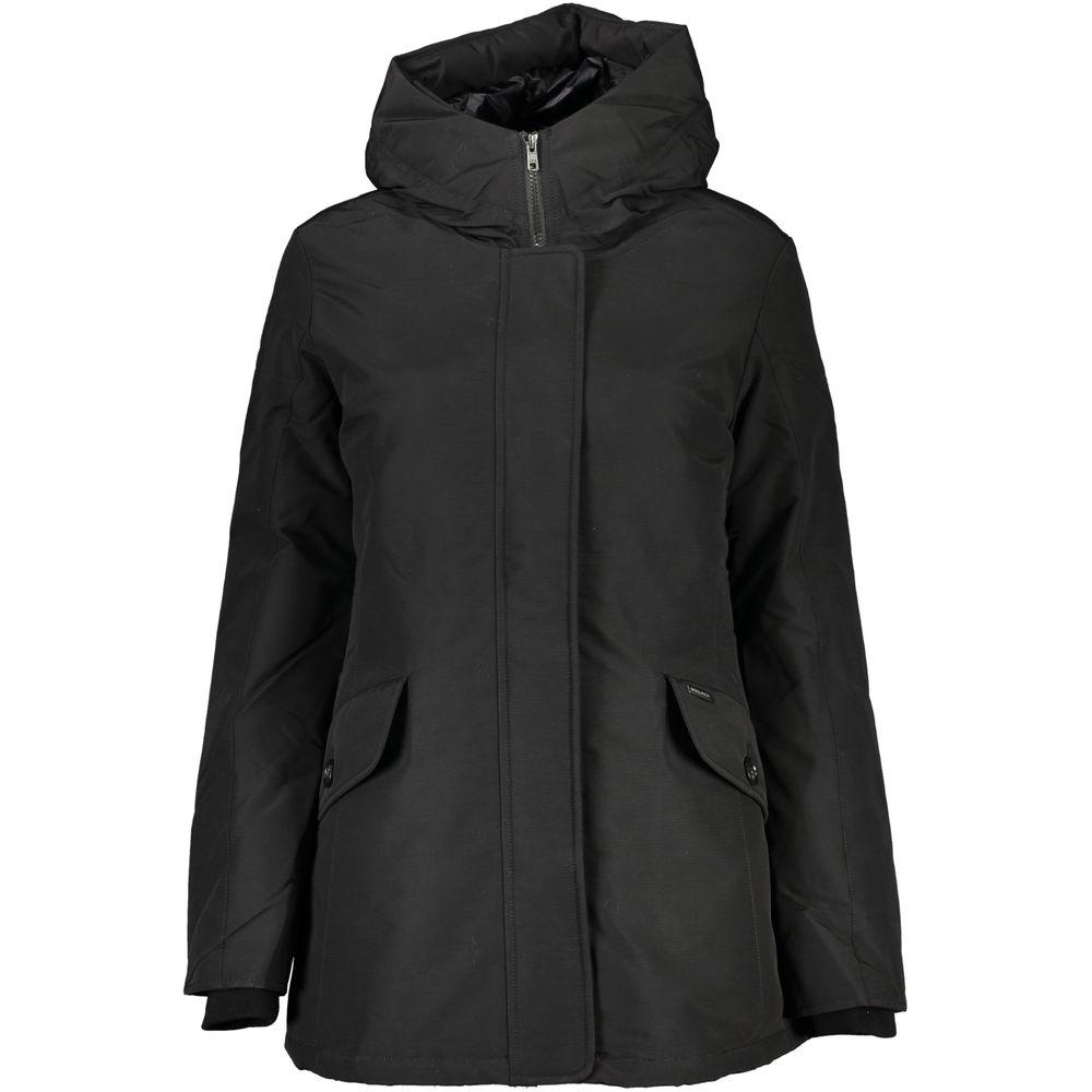 جاكيت نسائي من الصوف الأسود من Woolrich