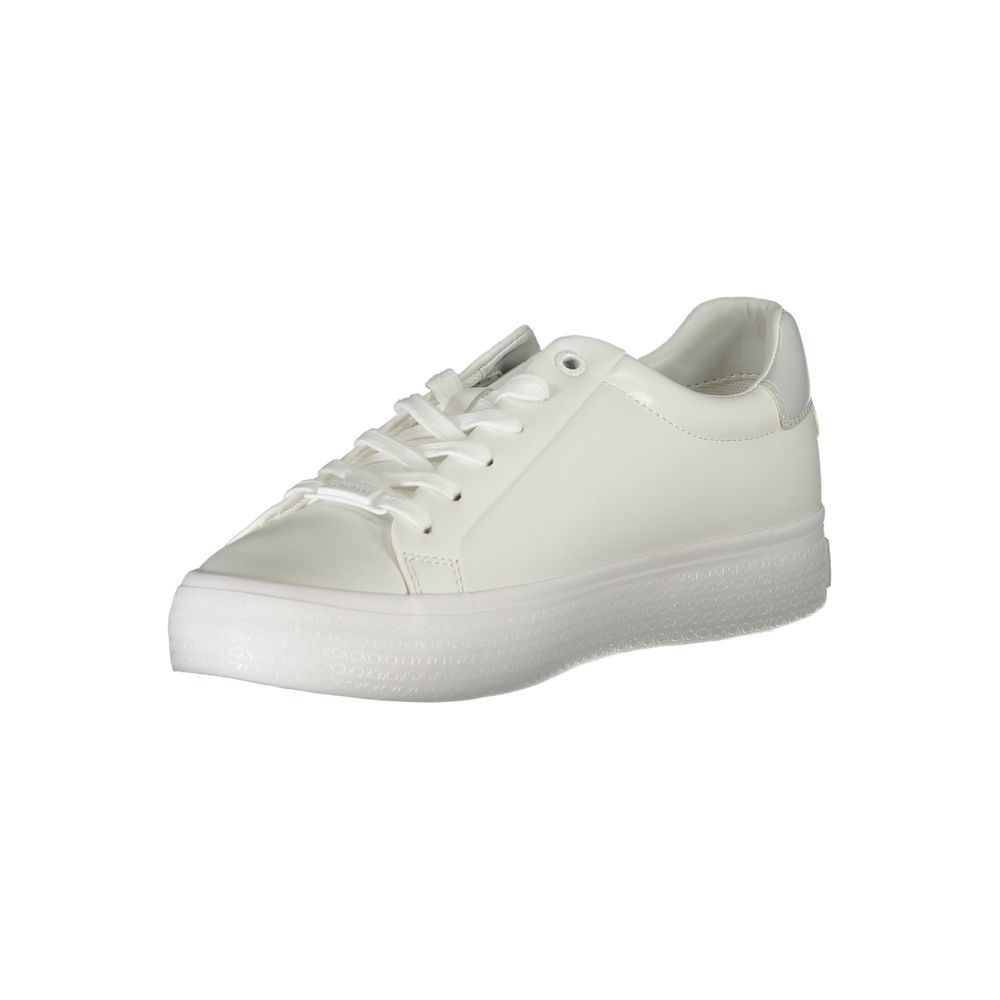 حذاء رياضي نسائي Calvin Klein Bianco Pelle
