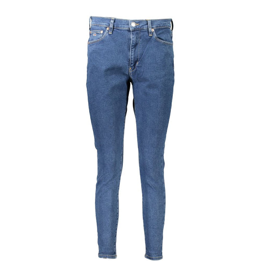 Tommy Hilfiger Blue Cotton Women's Skinny Jean