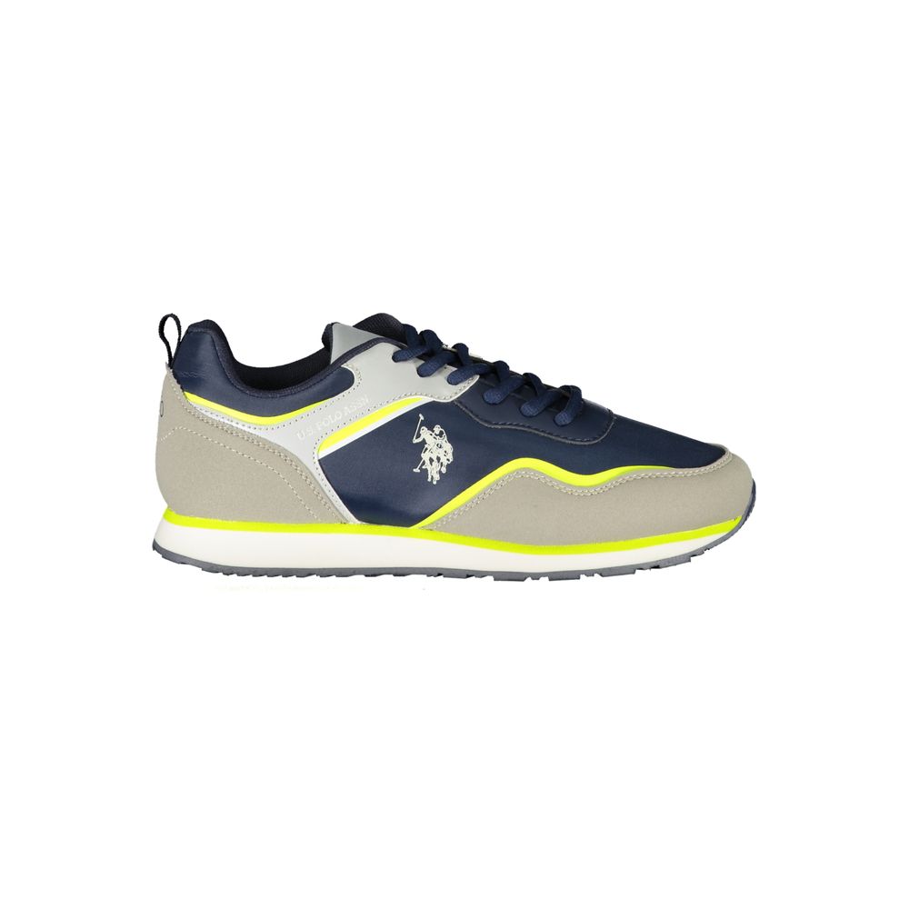 U.S. POLO ASSN. حذاء رياضي نسائي أزرق من البوليستر