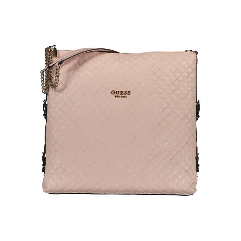 حقيبة يد نسائية من البولي يوريثان Guess Jeans Rosa