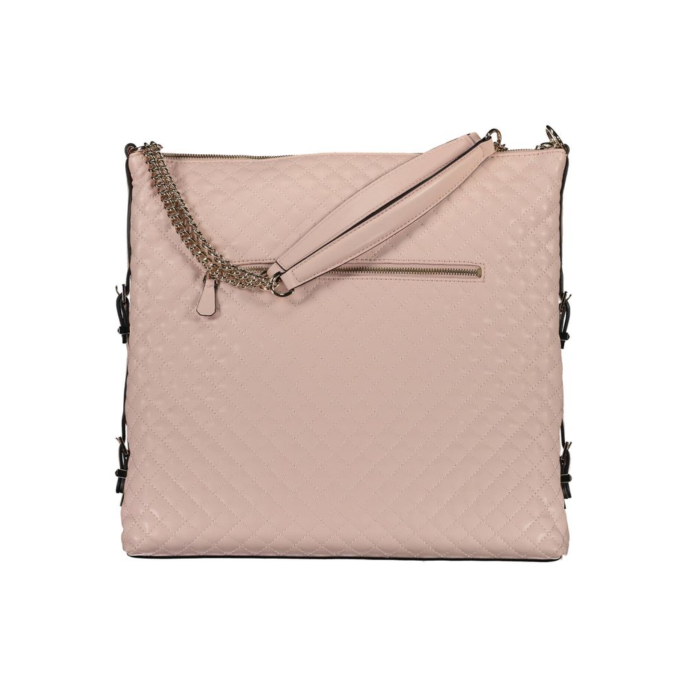 حقيبة يد نسائية من البولي يوريثان Guess Jeans Rosa