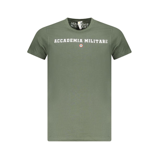 تي شيرت رجالي قطني أخضر Accademia Militare