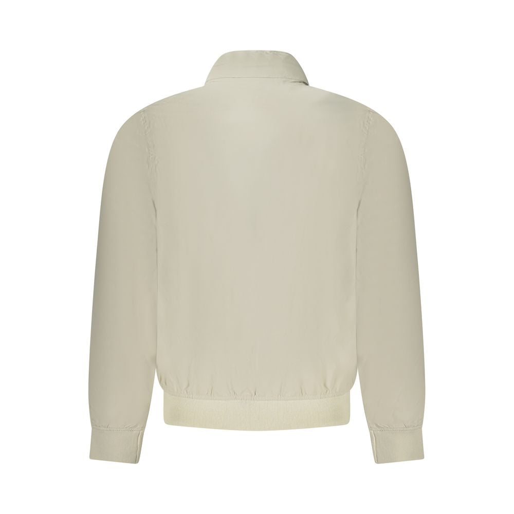 K-WAY Beige Nylon Jackets & Coat
