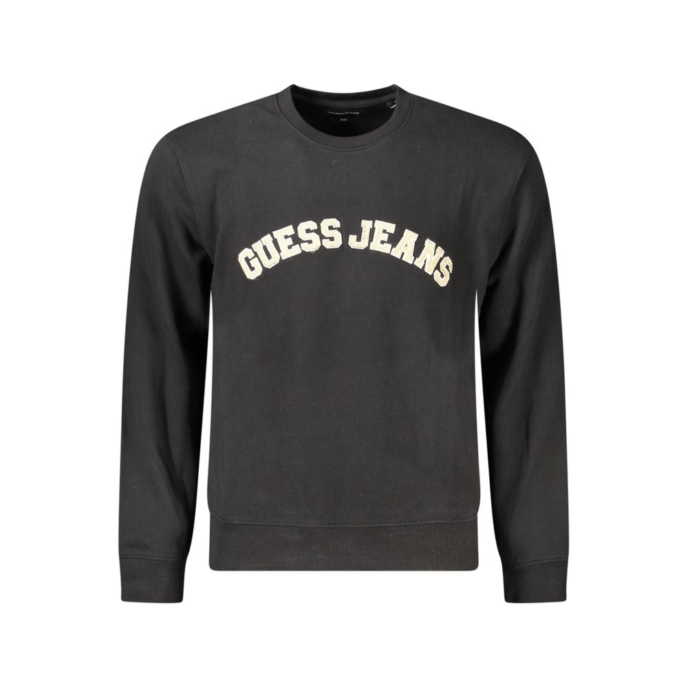 كنزة رجالي من القطن الأسود من Guess Jeans