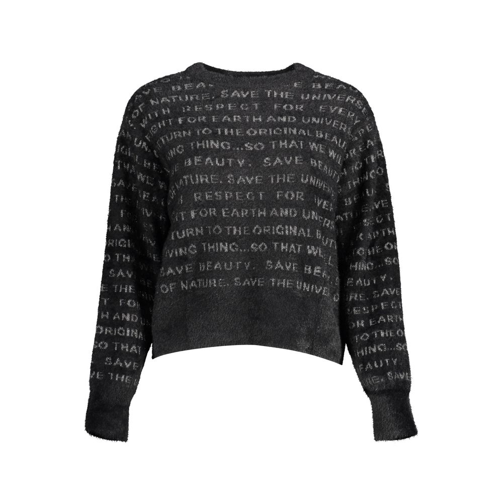 كنزة نسائية سوداء بولي أميد من Desigual