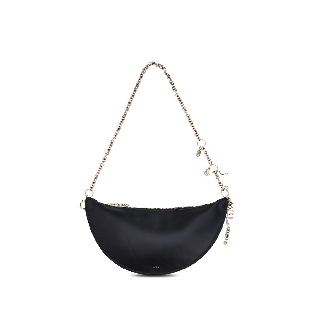 حقيبة كتف Chloé Black Calf Leather Bos Taurus