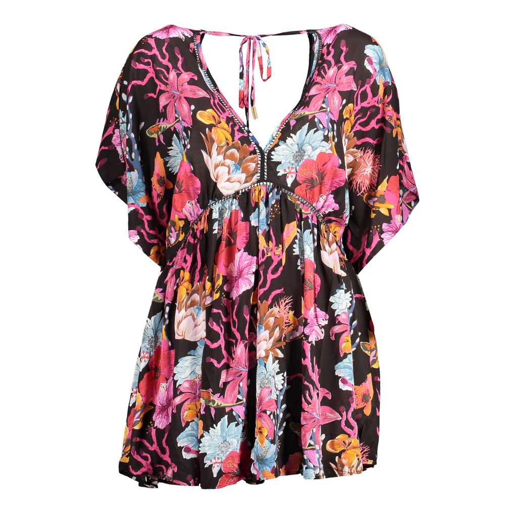Desigual Black Viscose Women Dress