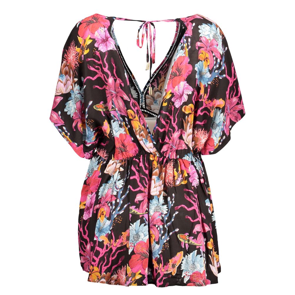 Desigual Black Viscose Women Dress