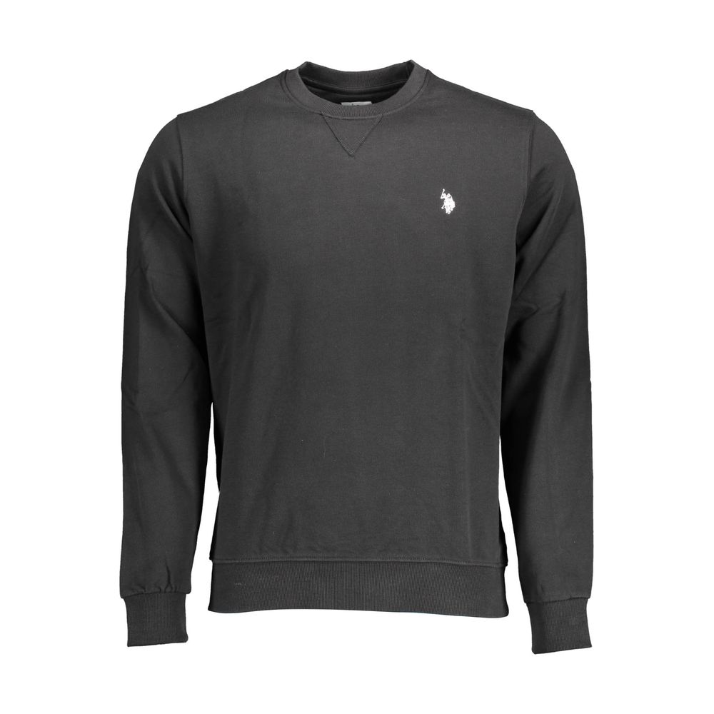 U.S. POLO ASSN. سويت شيرت رجالي قطن أسود