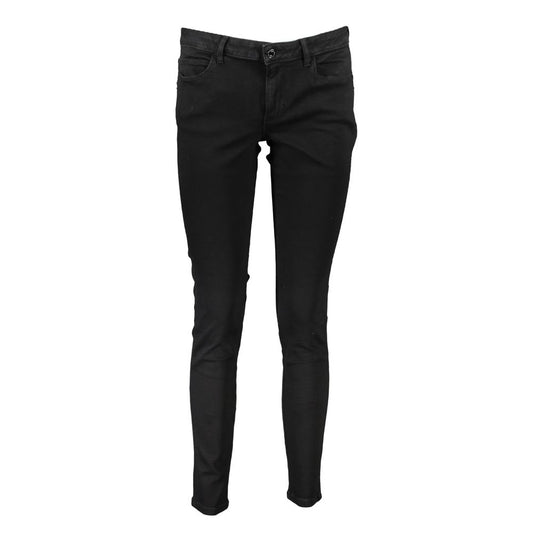 بنطلون جينز سكيني أسود من القطن Guess Jeans للنساء