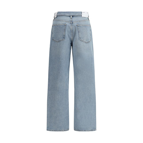 Agolde Light Blue Cotton Jeans Denim