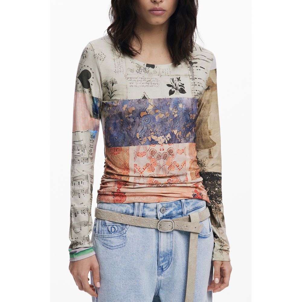 تي شيرت نسائي بيج فيسكوز من Desigual