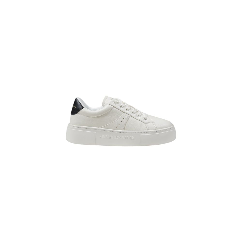 Armani Exchange Black Polyester Chunky Sneakers