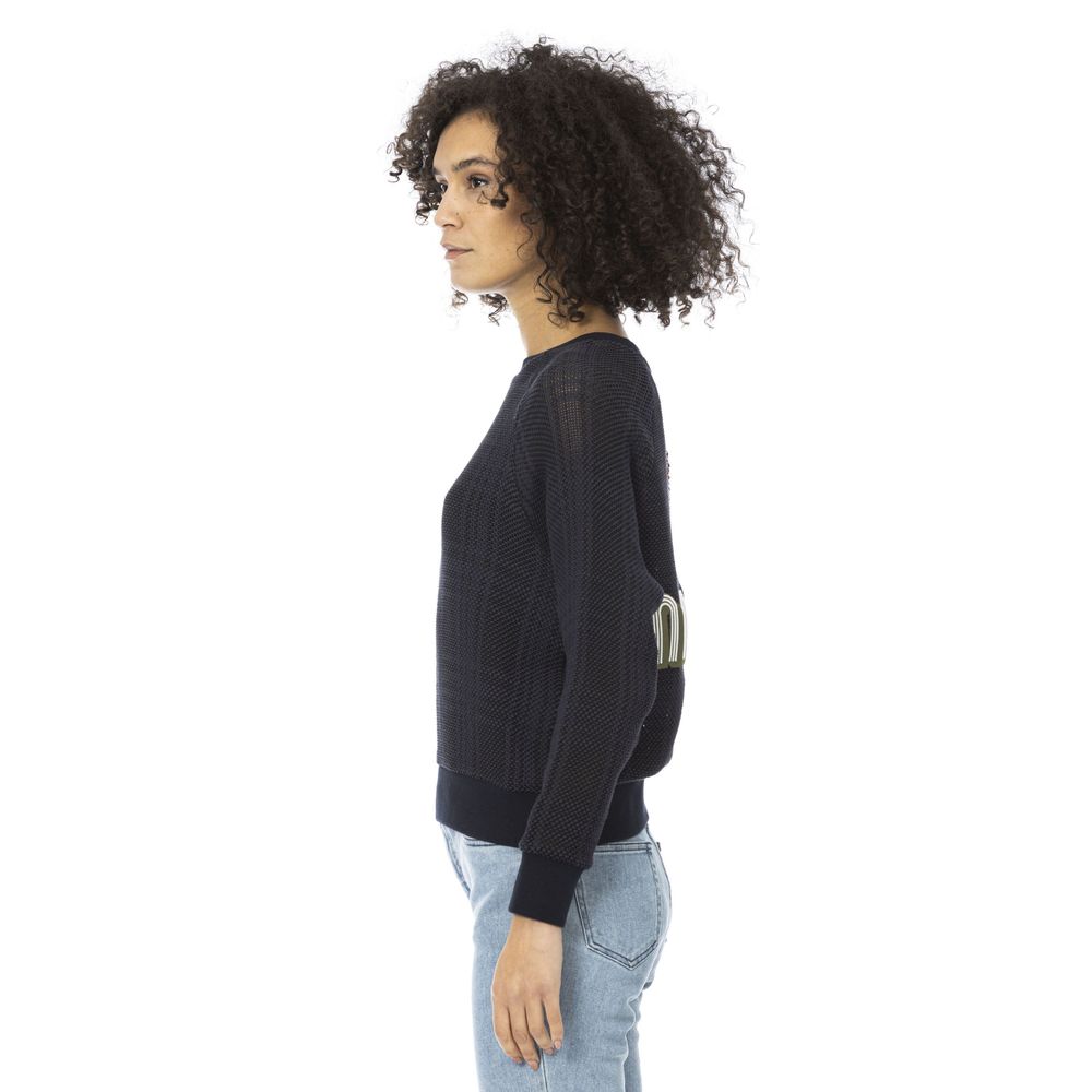 Mr&Mrs Italy Blue Cotton Women Shirt