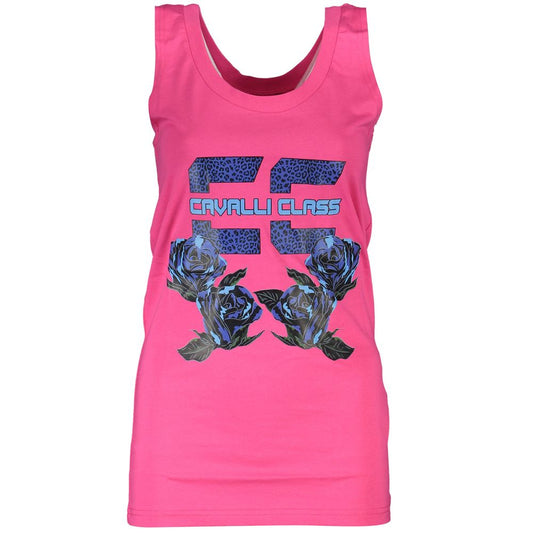 توب نسائي من قطن Cavalli Class Rosa