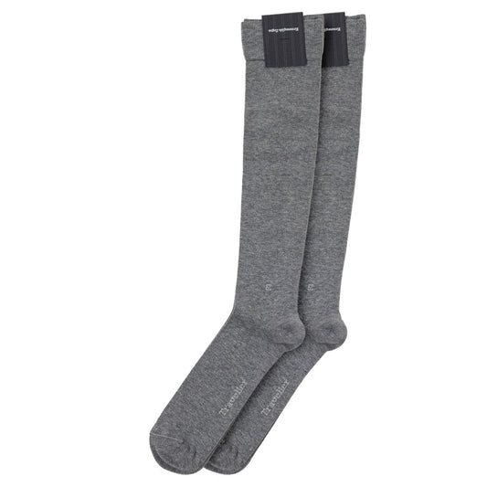 جوارب قطنية رمادية من ZEGNA