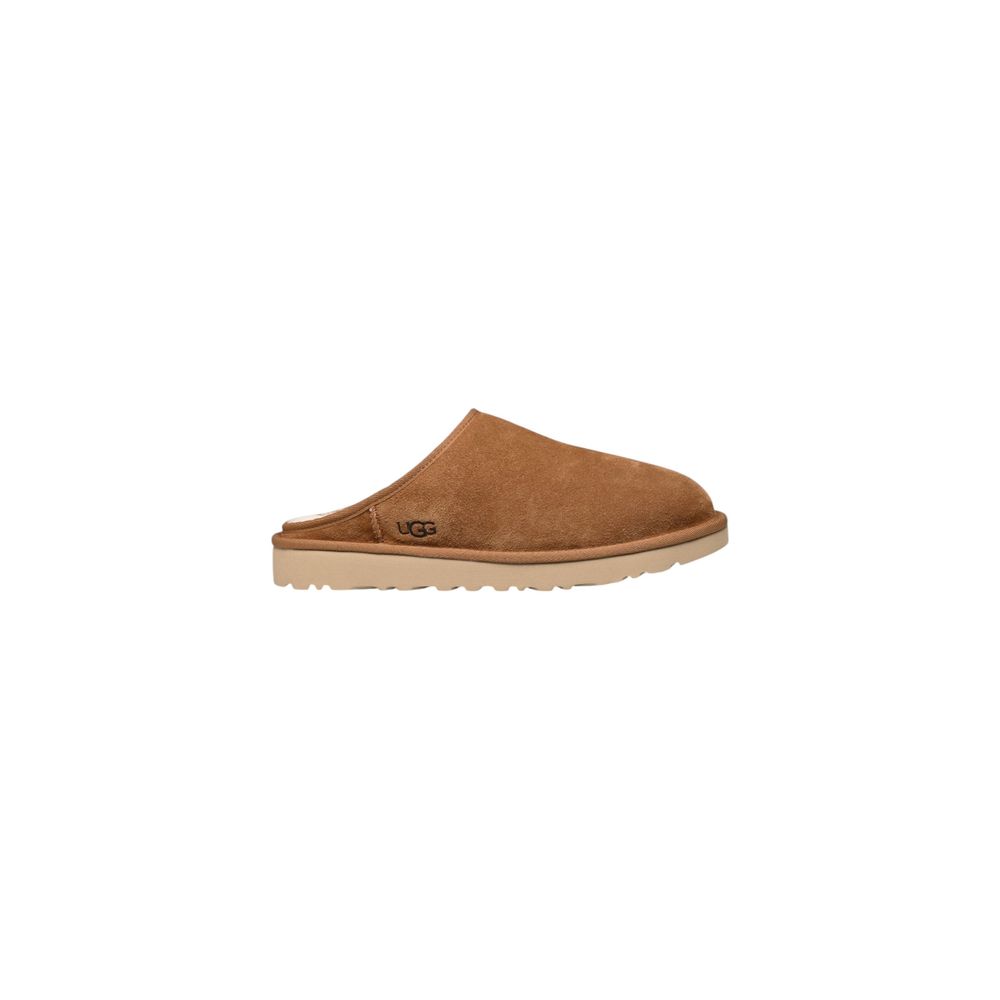 شبشب UGG من الجلد السويدي البيج