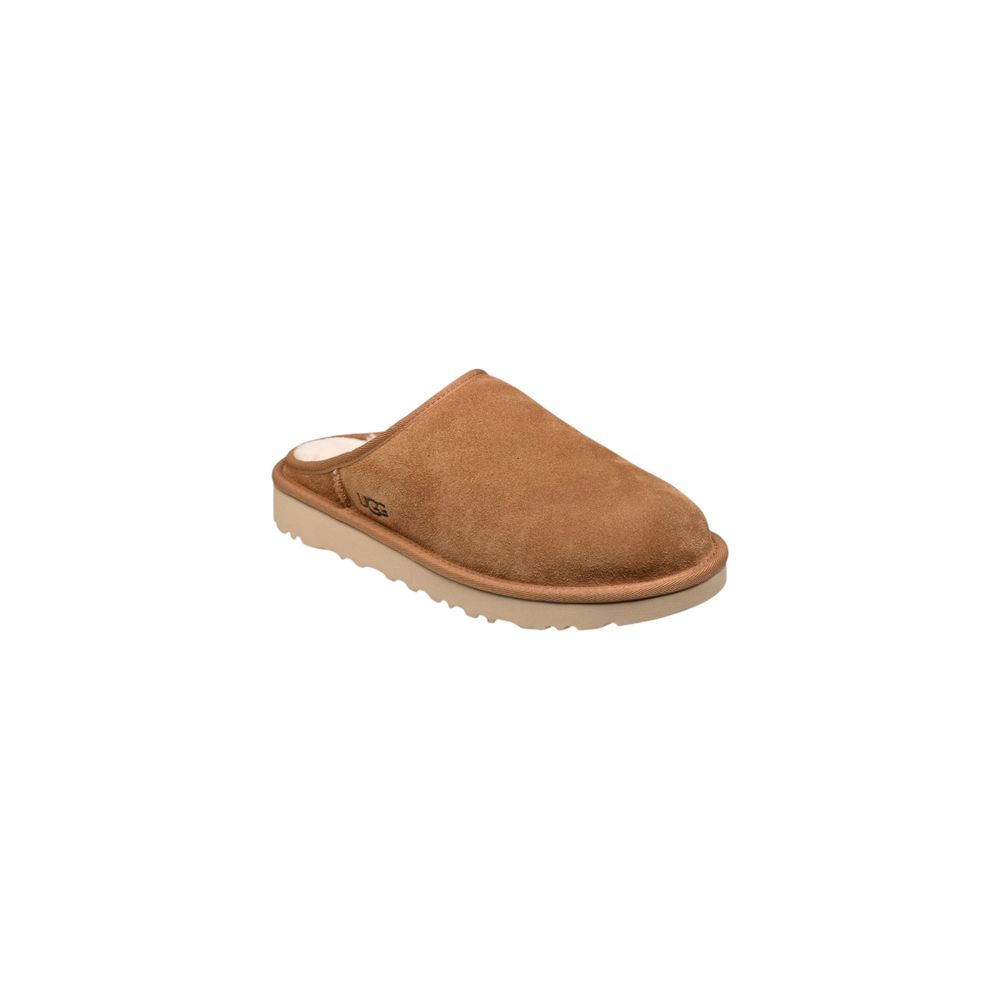 شبشب UGG من الجلد السويدي البيج