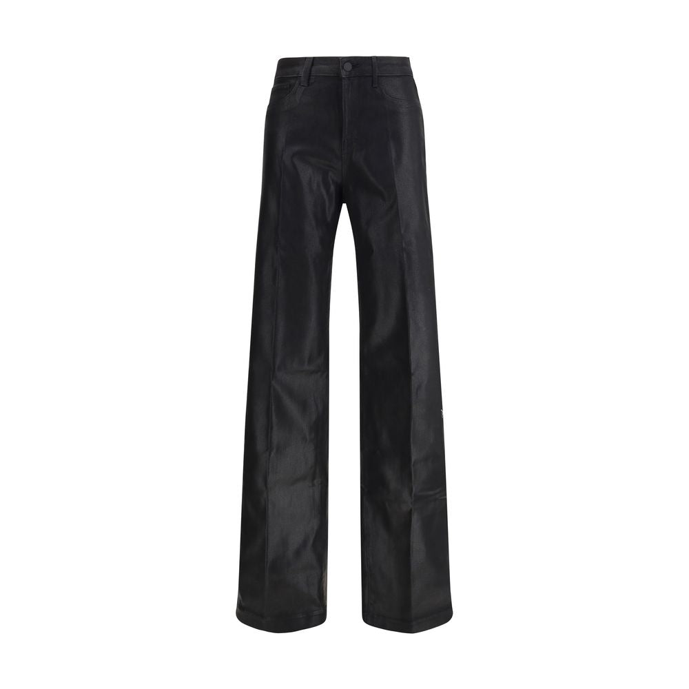 بنطلون جينز L'Agence Black Cotton