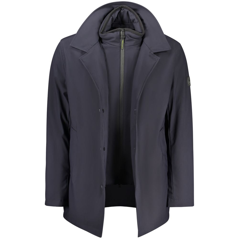 North Sails Blue Polyester Men's Jacket