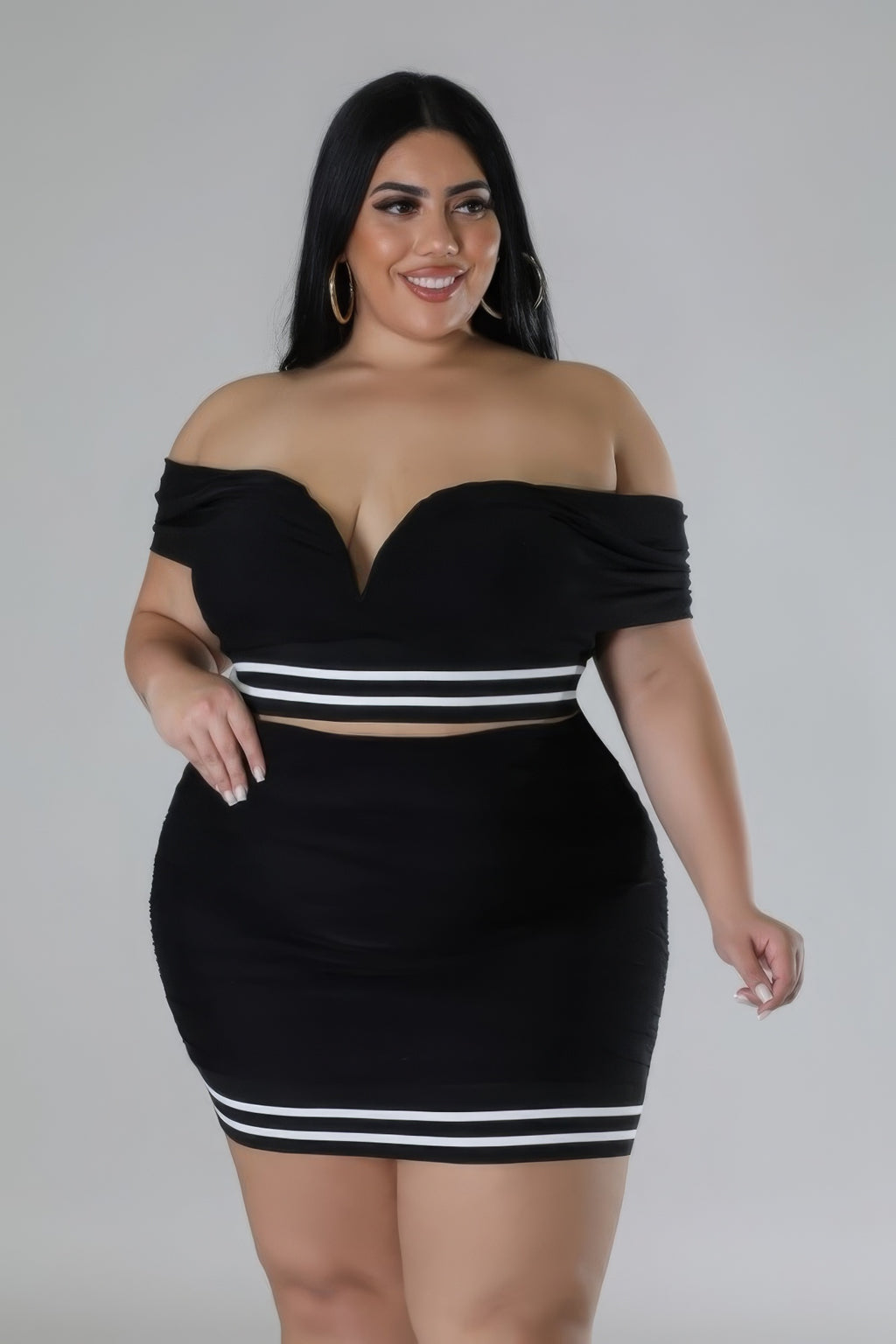 Stretch Skirt Set Plus