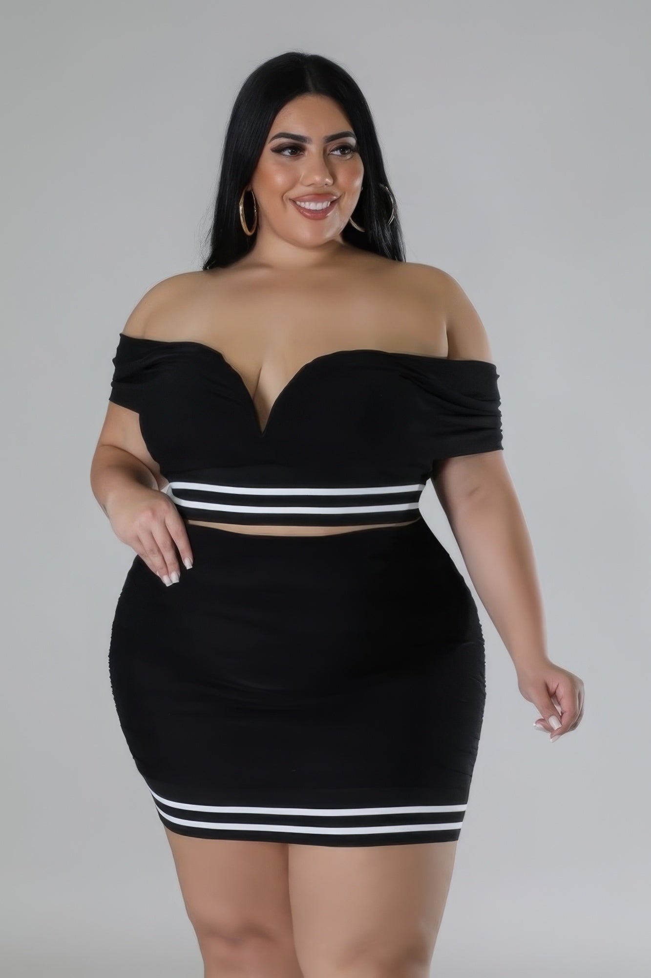 Stretch Skirt Set Plus