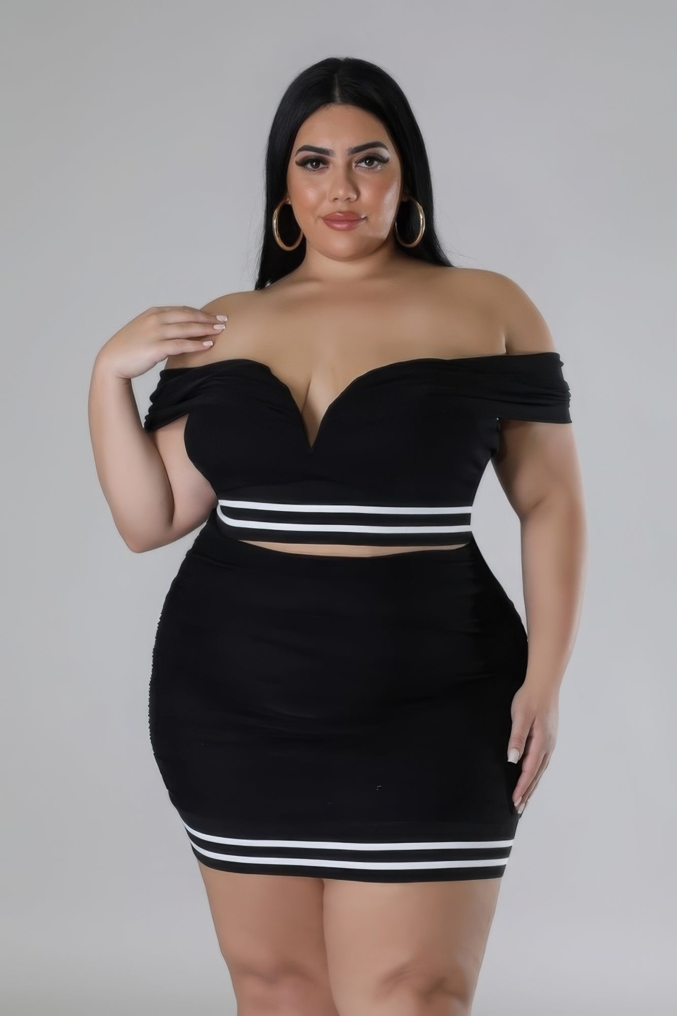 Stretch Skirt Set Plus