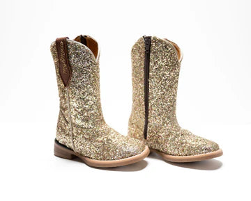 Princess Gold Booties